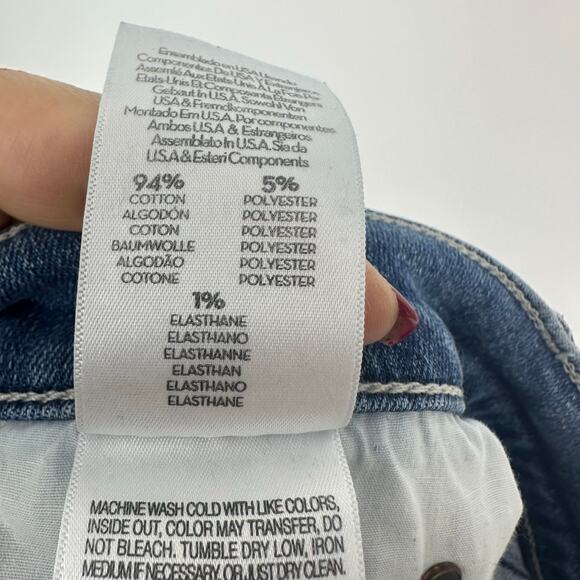 MOTHER The Mid Rise Dazzler Ankle Size 29 We The Animals Straight Leg Stretch - Picture 13 of 16